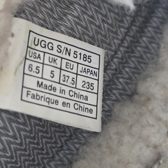 Ugg Australia Magpie Waterproof Ankle Duck Boots Black Nubuck Leather Size 6 - Picture 14 of 15